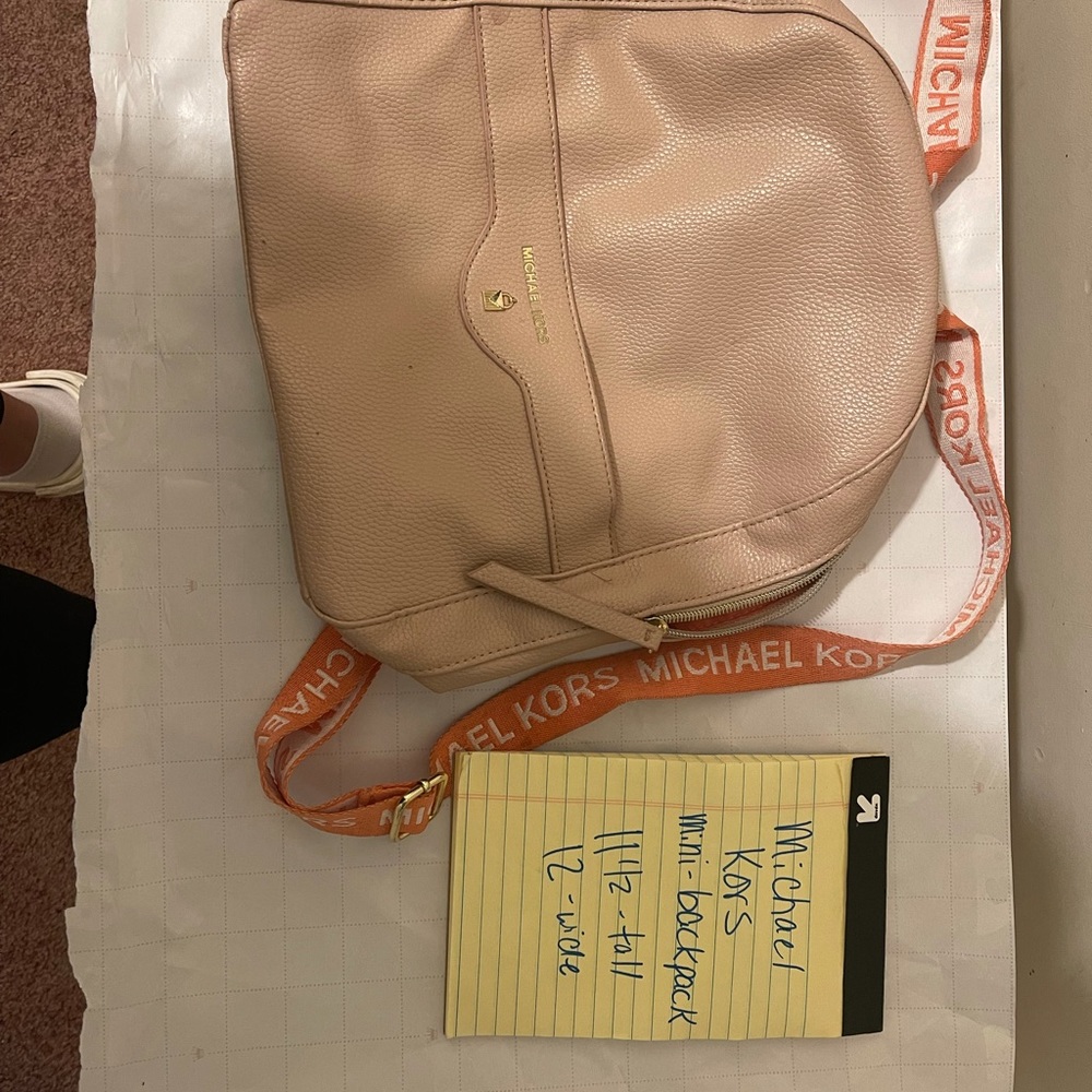 Michael kors mini backpack